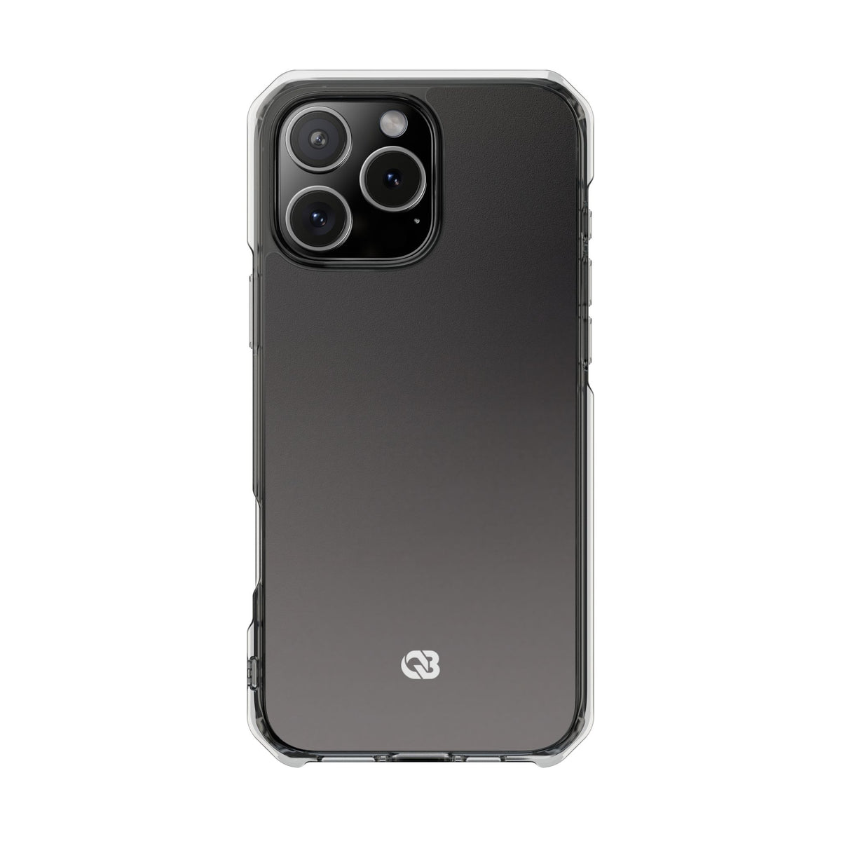 Obsidian Fade · Clear Impact Magnetic Phone Case for iPhone ·  Black