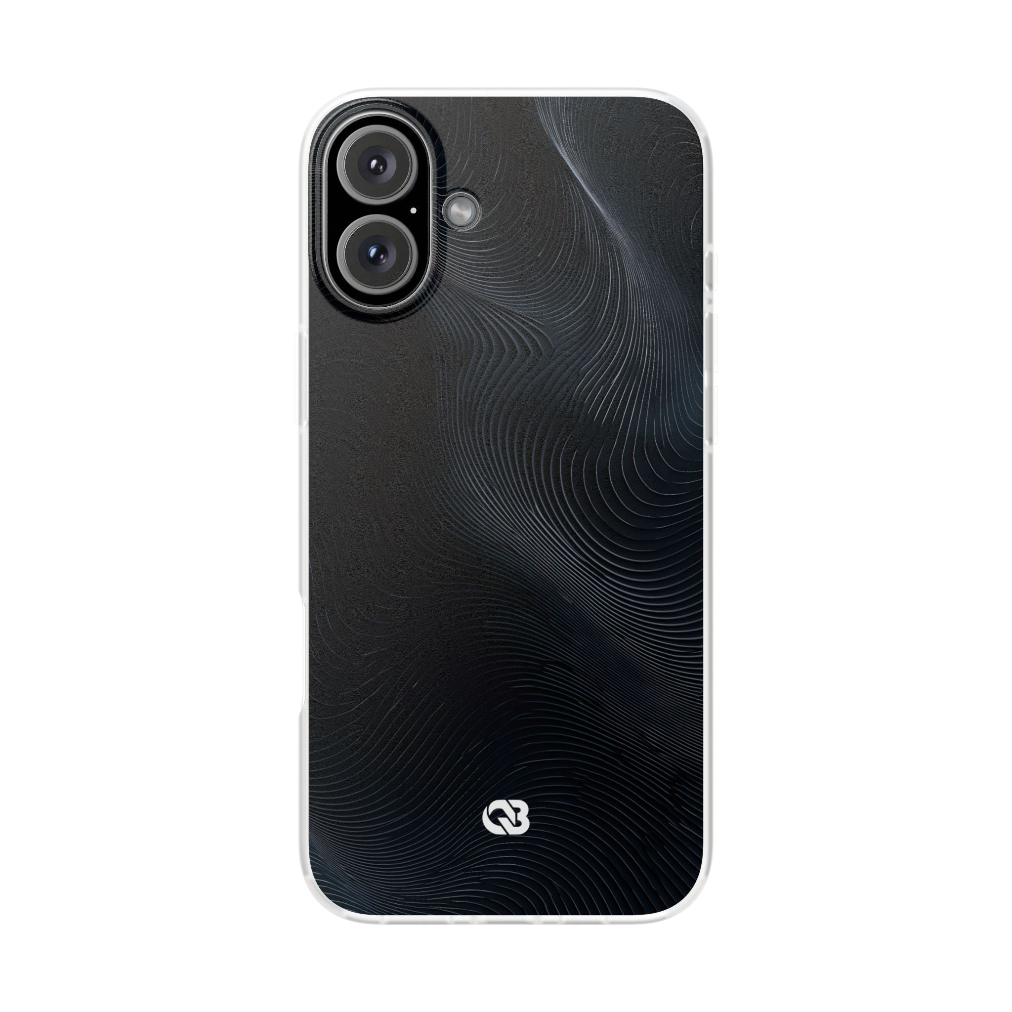 Black Lite Phone Case for iPhone - Obsidian Ridge Flux