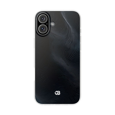 Black Lite Phone Case for iPhone - Obsidian Ridge Flux