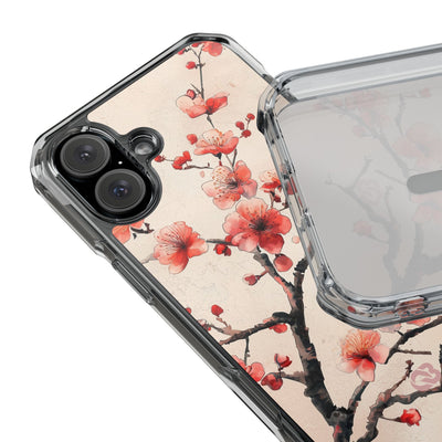 Crimson Silk Flora · Impact Handyhülle für iPhone · Magsafe