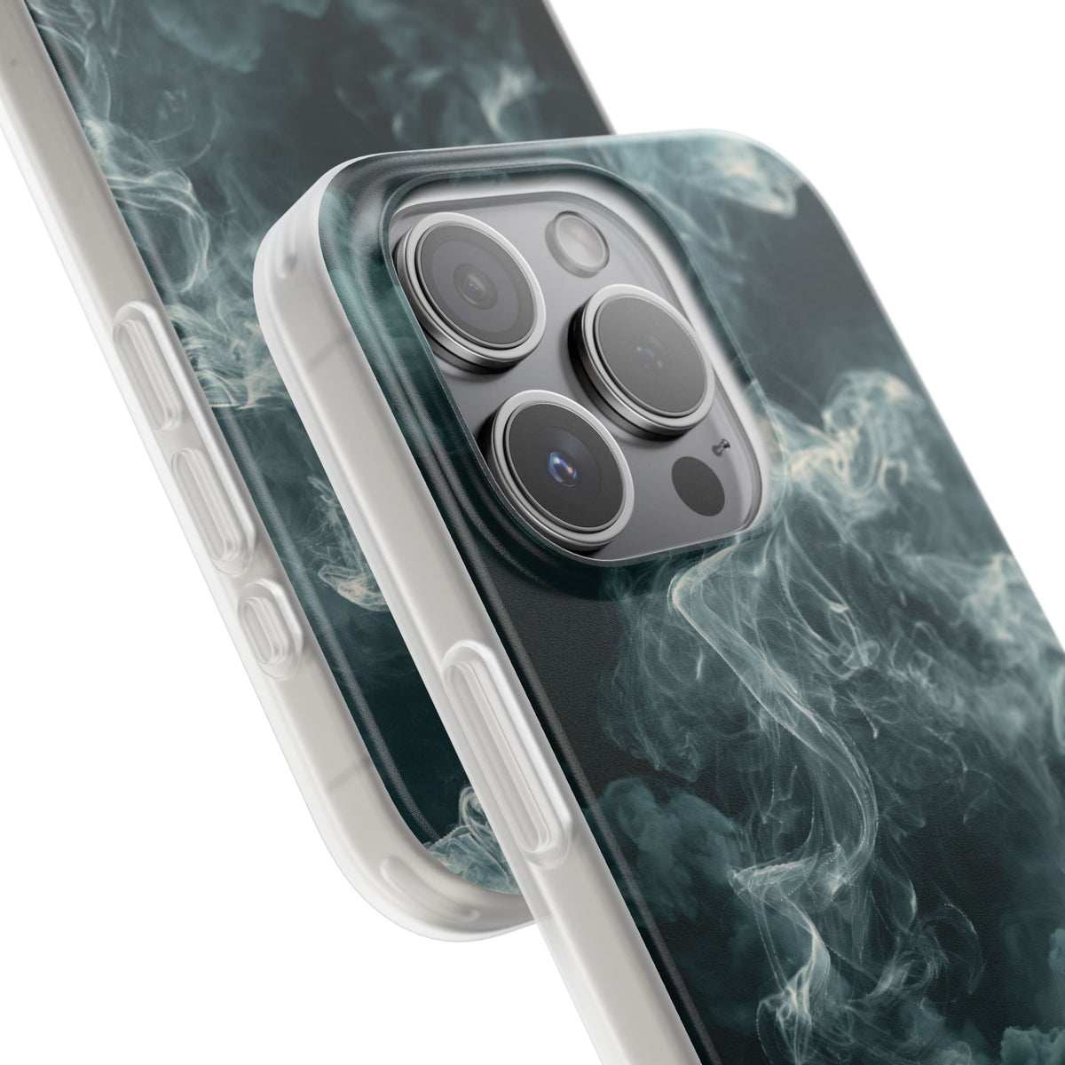 Luminescent Vapor Drift · Lite Phone Case for iPhone ·  Teal
