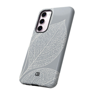 Minimal Leaf Skeleton · Tough Phone Case for Samsung · Grey