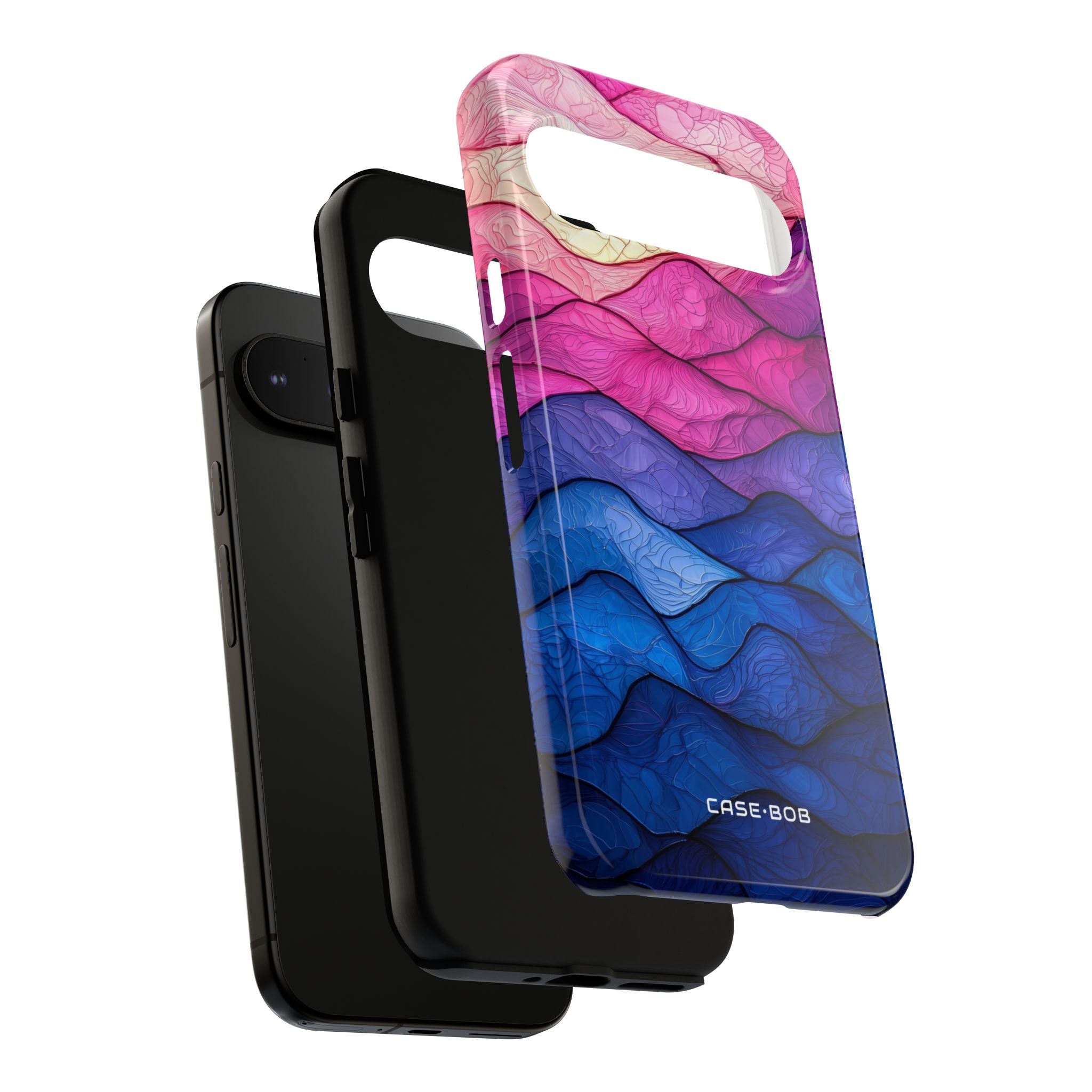 Wavy Vein Gradient Google Pixel 9 Pro XL Case - Tough