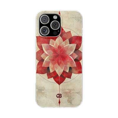 Crimson Petal Peak · Soft Phone Case for iPhone