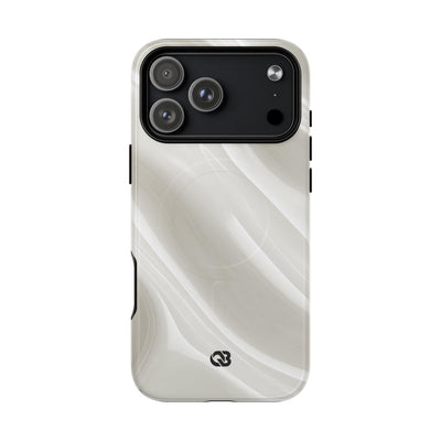 Liquid Enamel Fold · Tough 2.0 Magnetic Phone Case for iPhone · White