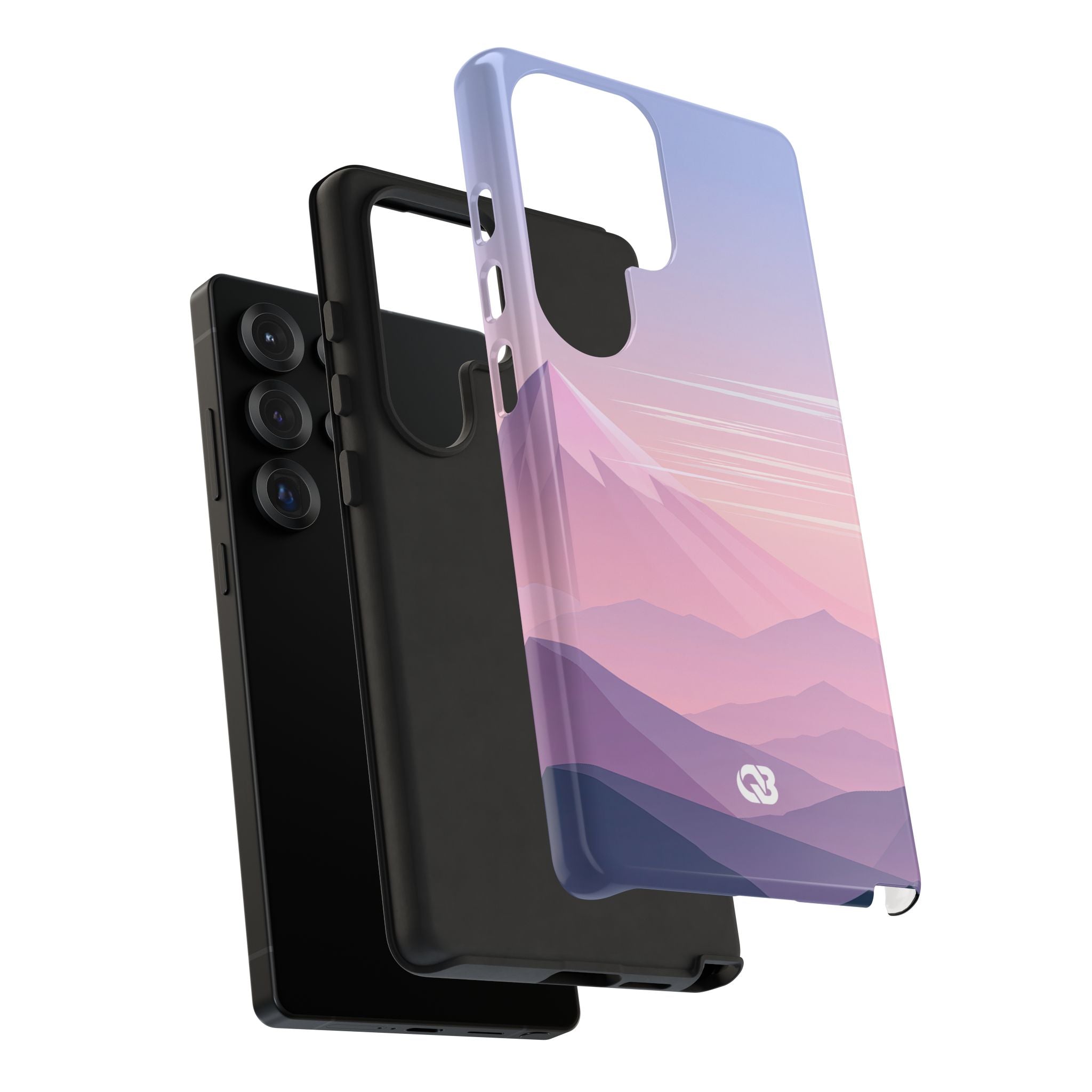 Purple Tough Phone Case for Samsung - Lavender Alpine Dawn