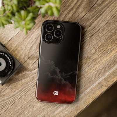 Crimson Fog Void · Tough Phone Case for iPhone · Black