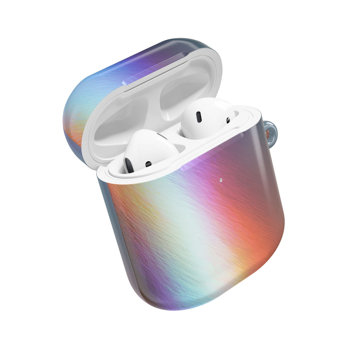 Prismatic Ray · Hard Case for AirPods & AirPods Pro · Blue
