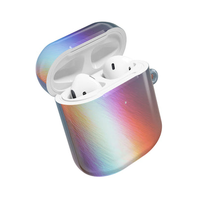 Prismatic Ray · Hard Case for AirPods & AirPods Pro · Blue