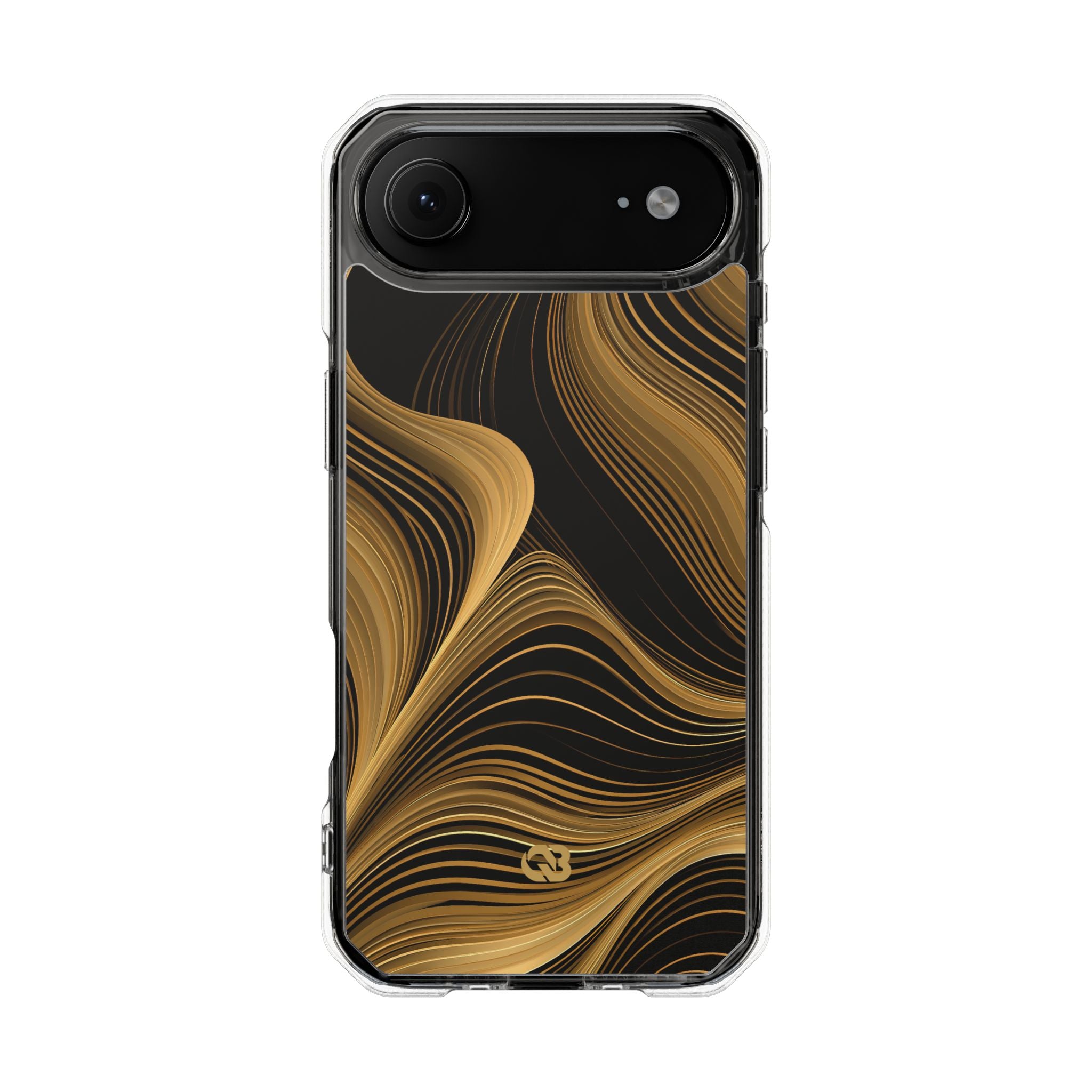Gold Impact MagSafe Phone Case for iPhone - Molten Copper Strands