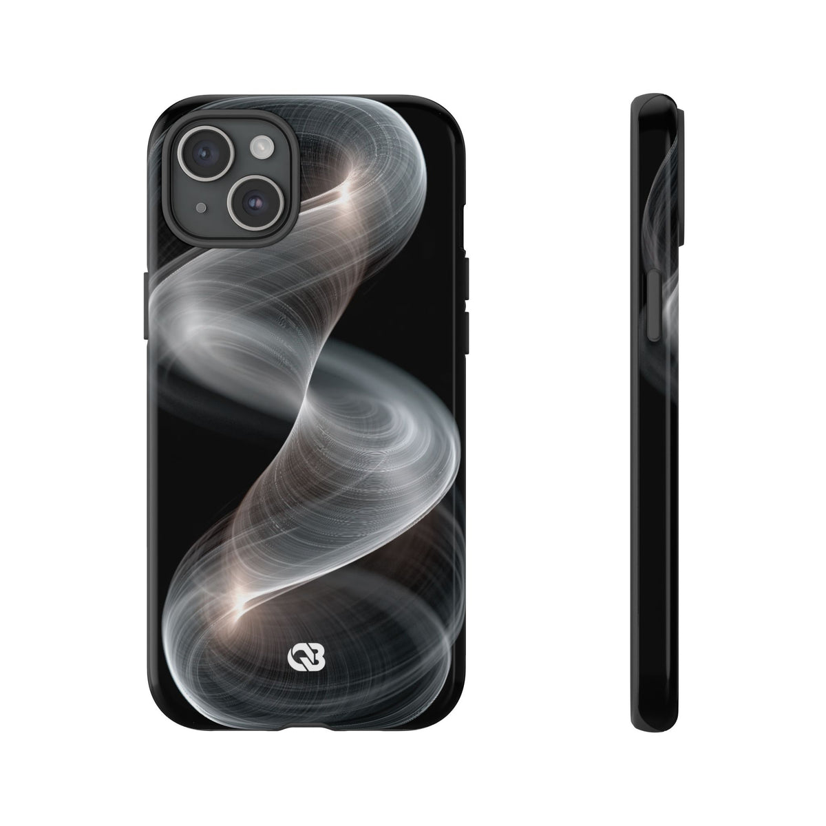 Luminous Vortex · Tough Phone Case for iPhone · Black