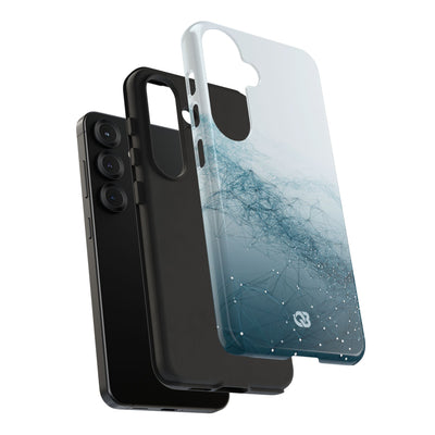 Teal Tough Phone Case for Samsung - Cyan Vector Lattice