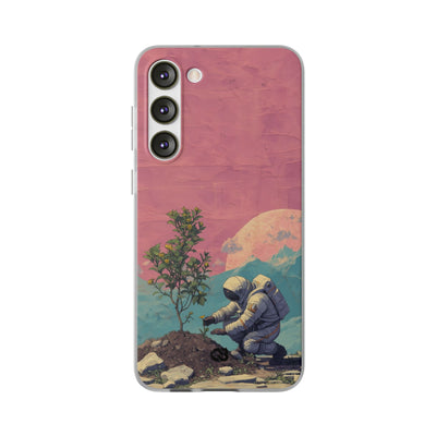 Lunar Pastel Bloom · Soft Phone Case for Samsung