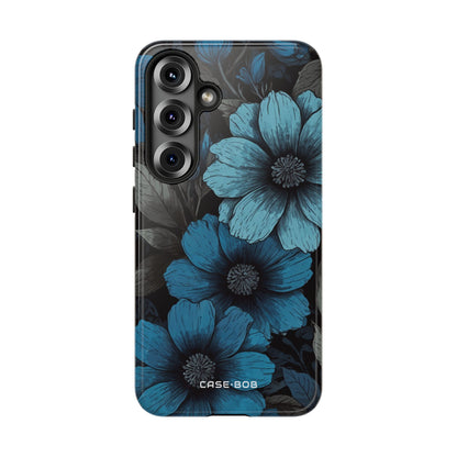 Blue Petal Radiance Samsung S25 Case - Tough