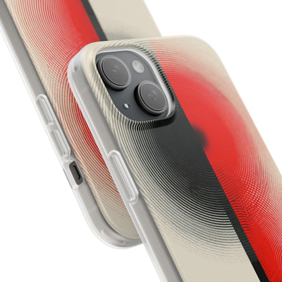 Red Lite Phone Case for iPhone - Split Signal Red