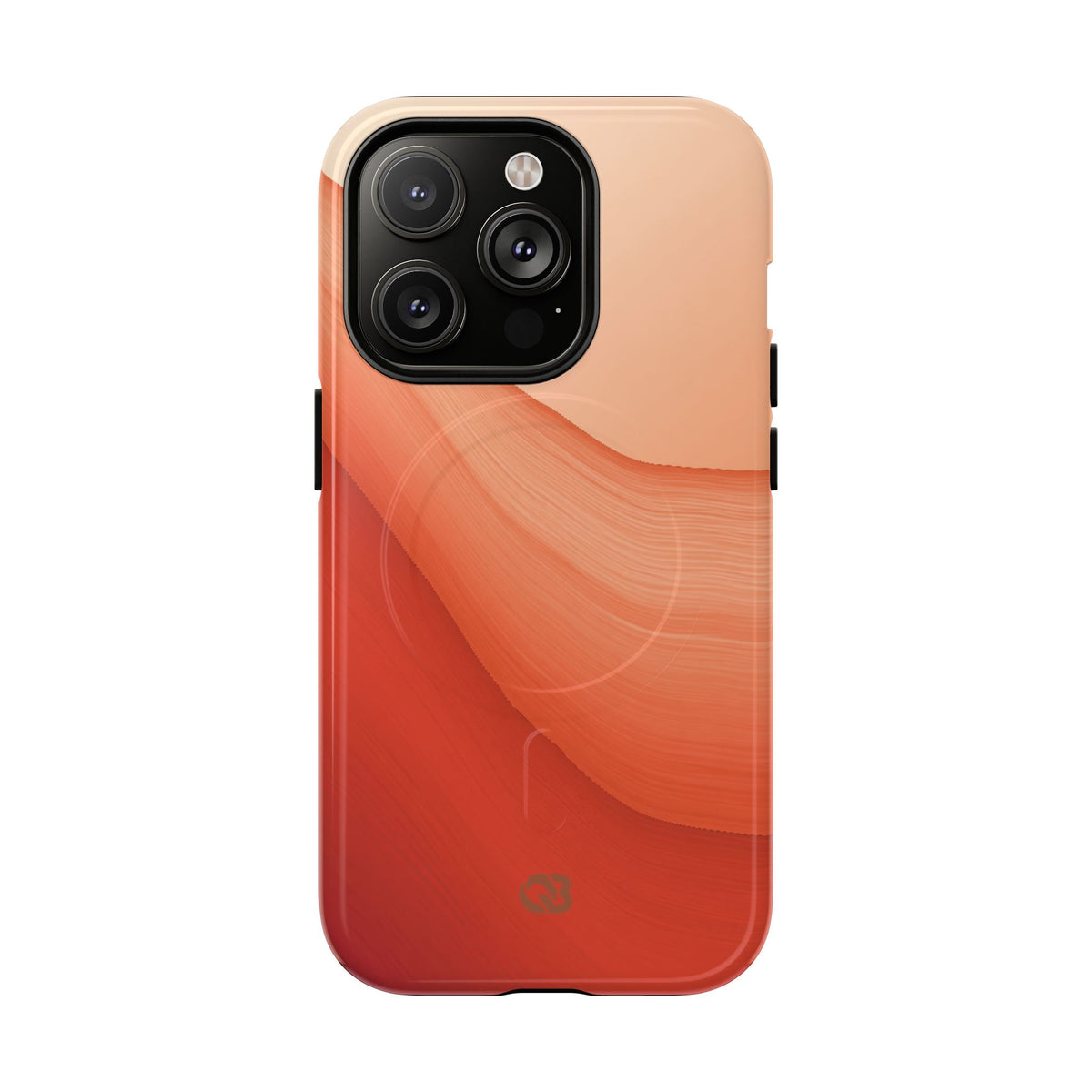 Terracotta Flow · Tough 2.0 Magnetic Phone Case for iPhone · Orange
