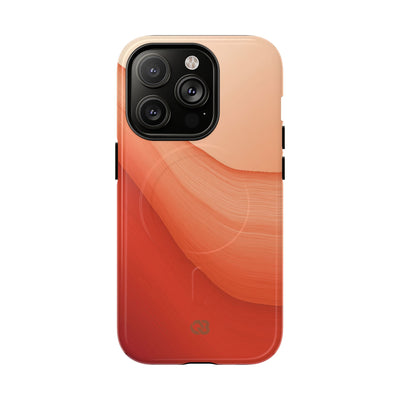 Terracotta Flow · Tough 2.0 Magnetic Phone Case for iPhone · Orange