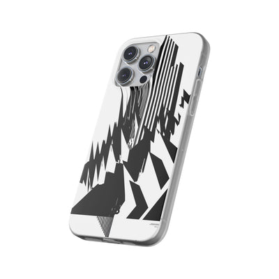 White Lite Phone Case for iPhone - Shattered Vector Spire