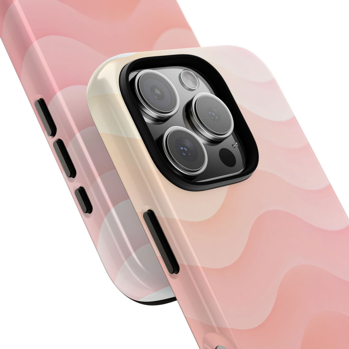 Blush Horizon Waves · Tough Phone Case for iPhone · Pink