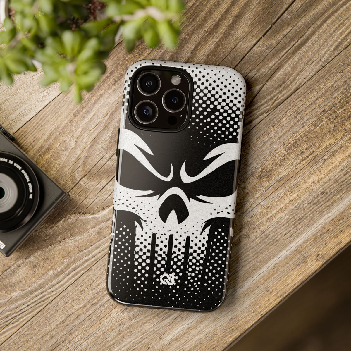 Phantom Halftone · Tough Phone Case for iPhone · Black