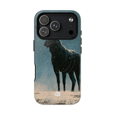 Nordic Boreal Moose · Tough 2.0 Magnetic Phone Case for iPhone · Blue