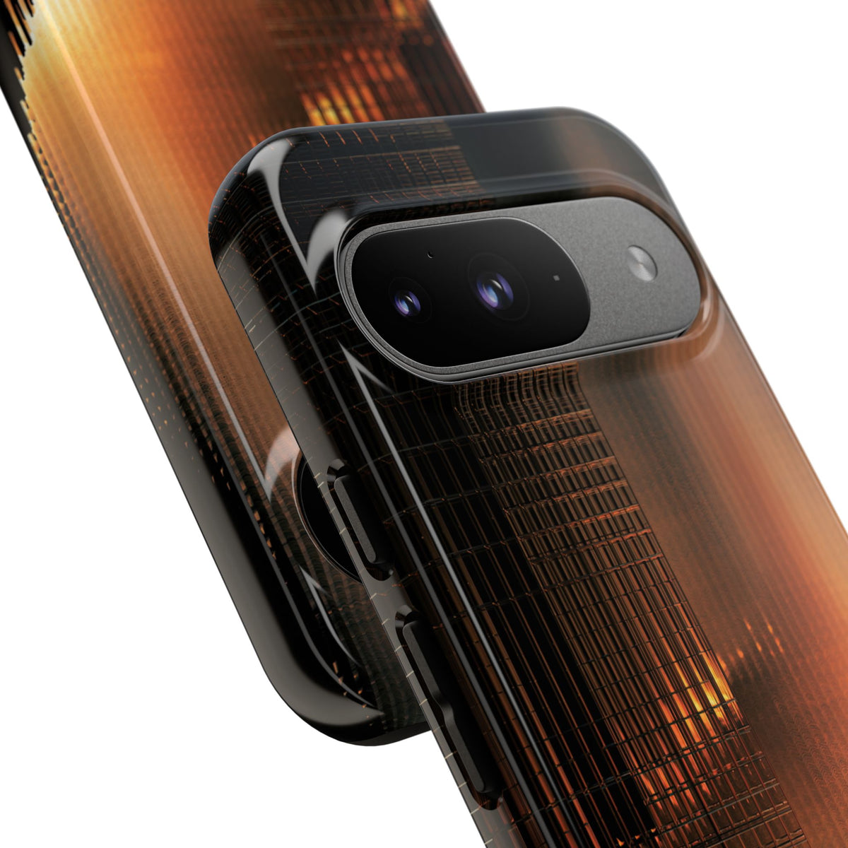 Luminous Grid · Tough Phone Case for Pixel ·  Black