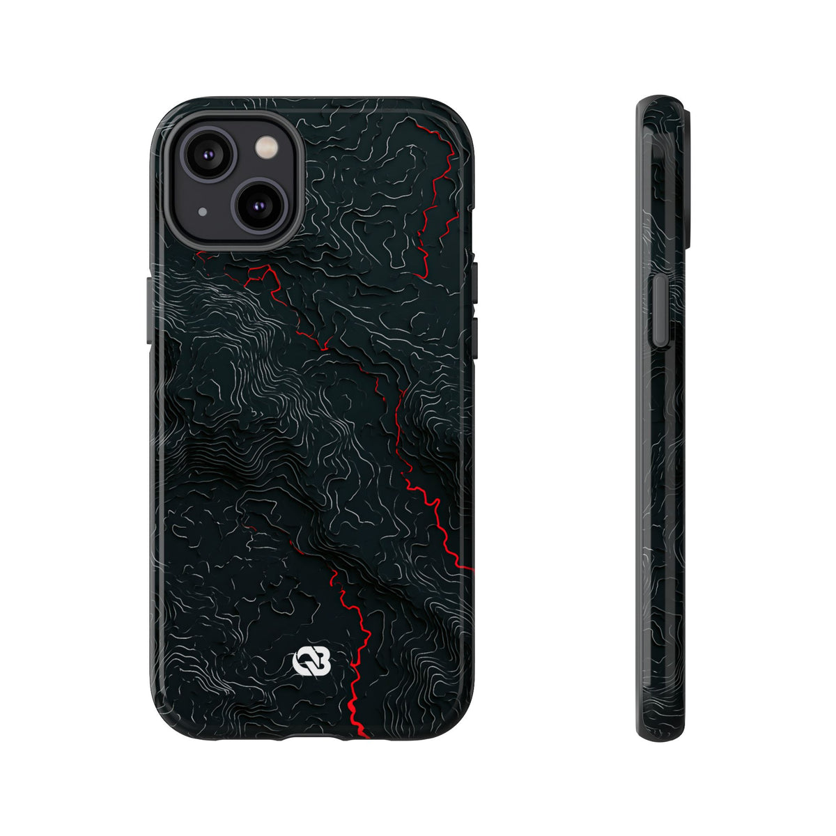 Crimson Rift · Tough Phone Case for iPhone · Black