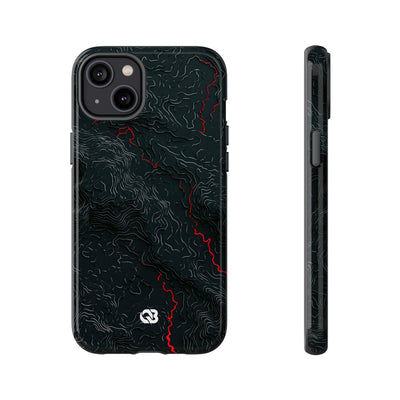 Crimson Rift · Tough Phone Case for iPhone · Black