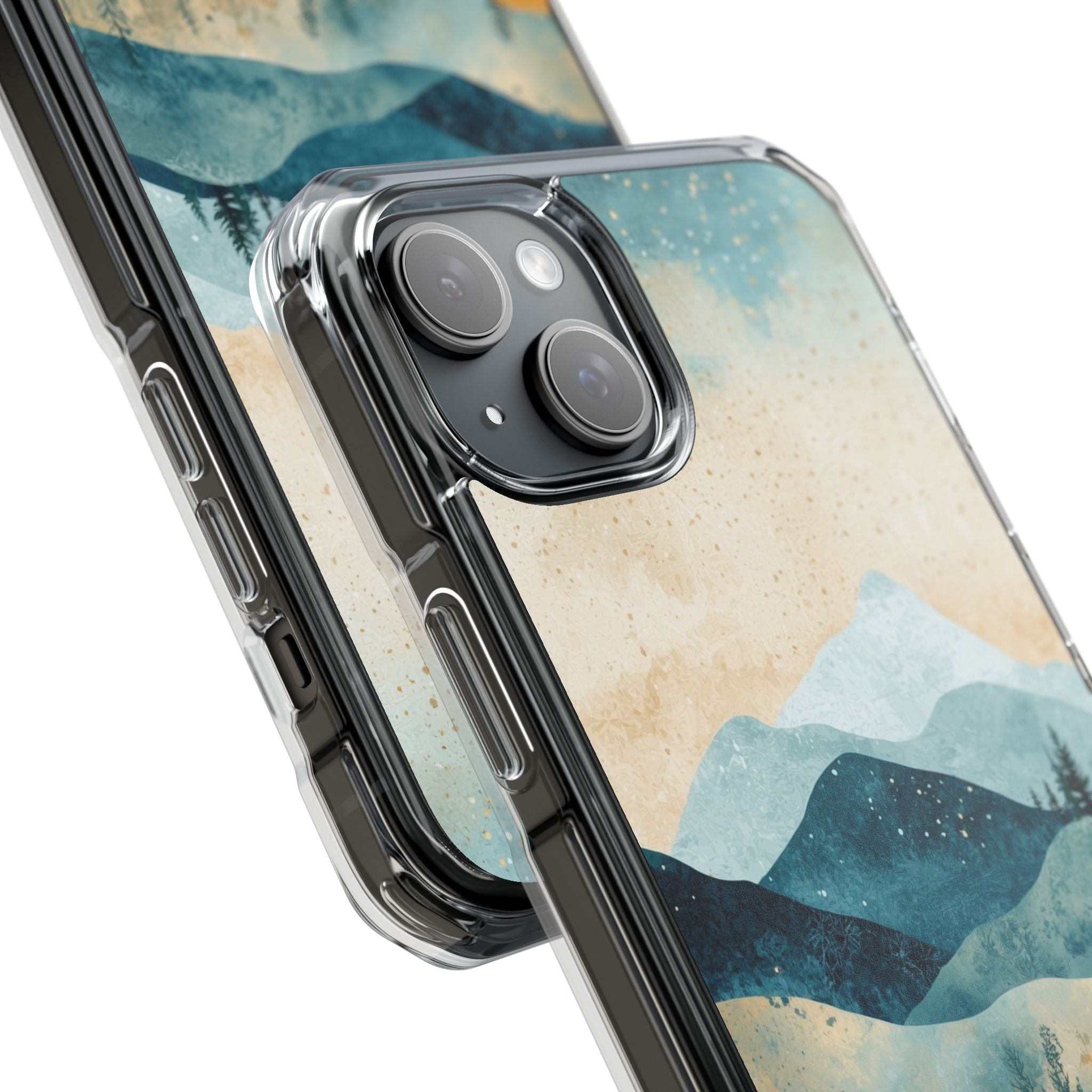 Moonlit Mountains iPhone 15 Plus Case - Impact