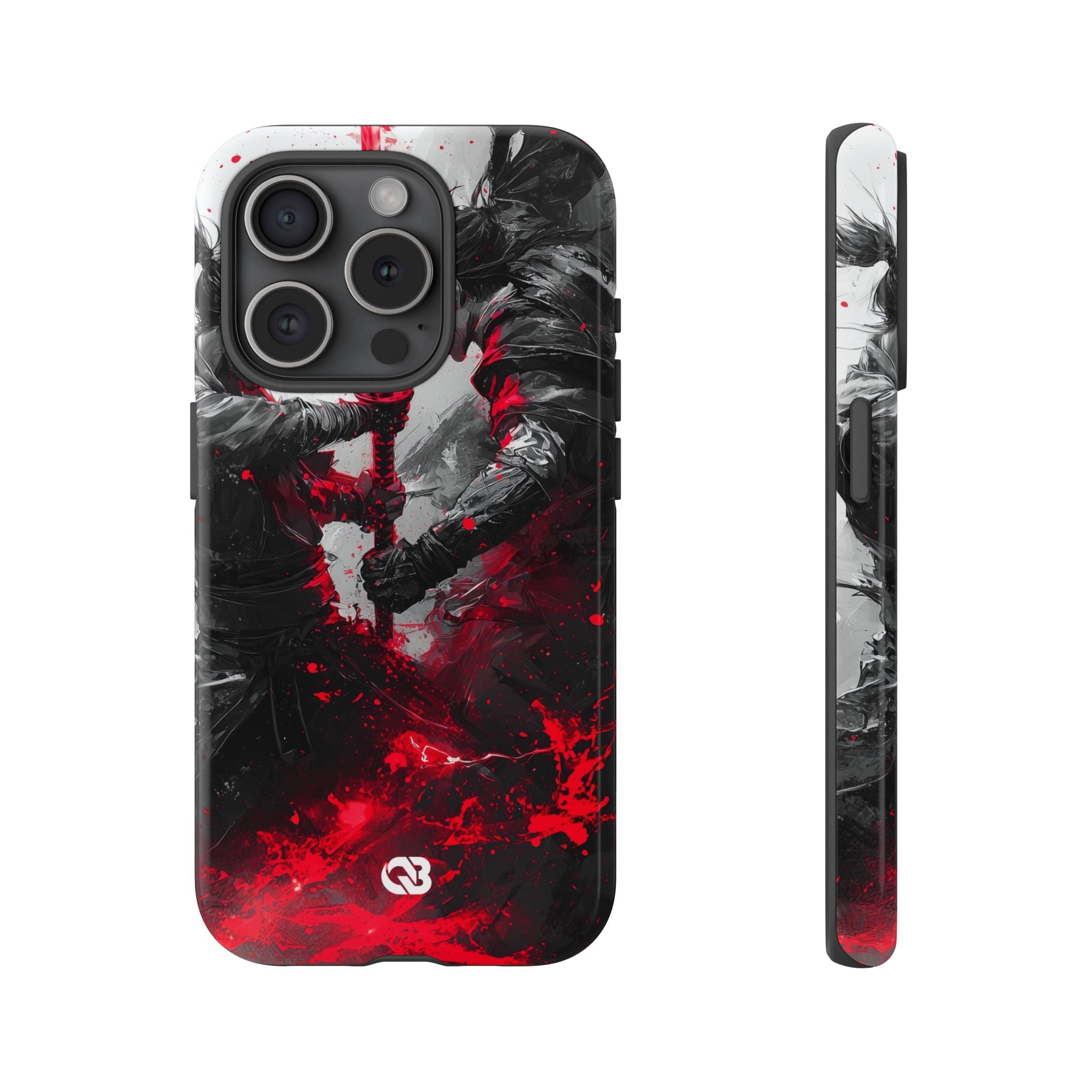 Shattered Crimson Duel · Tough Phone Case for iPhone