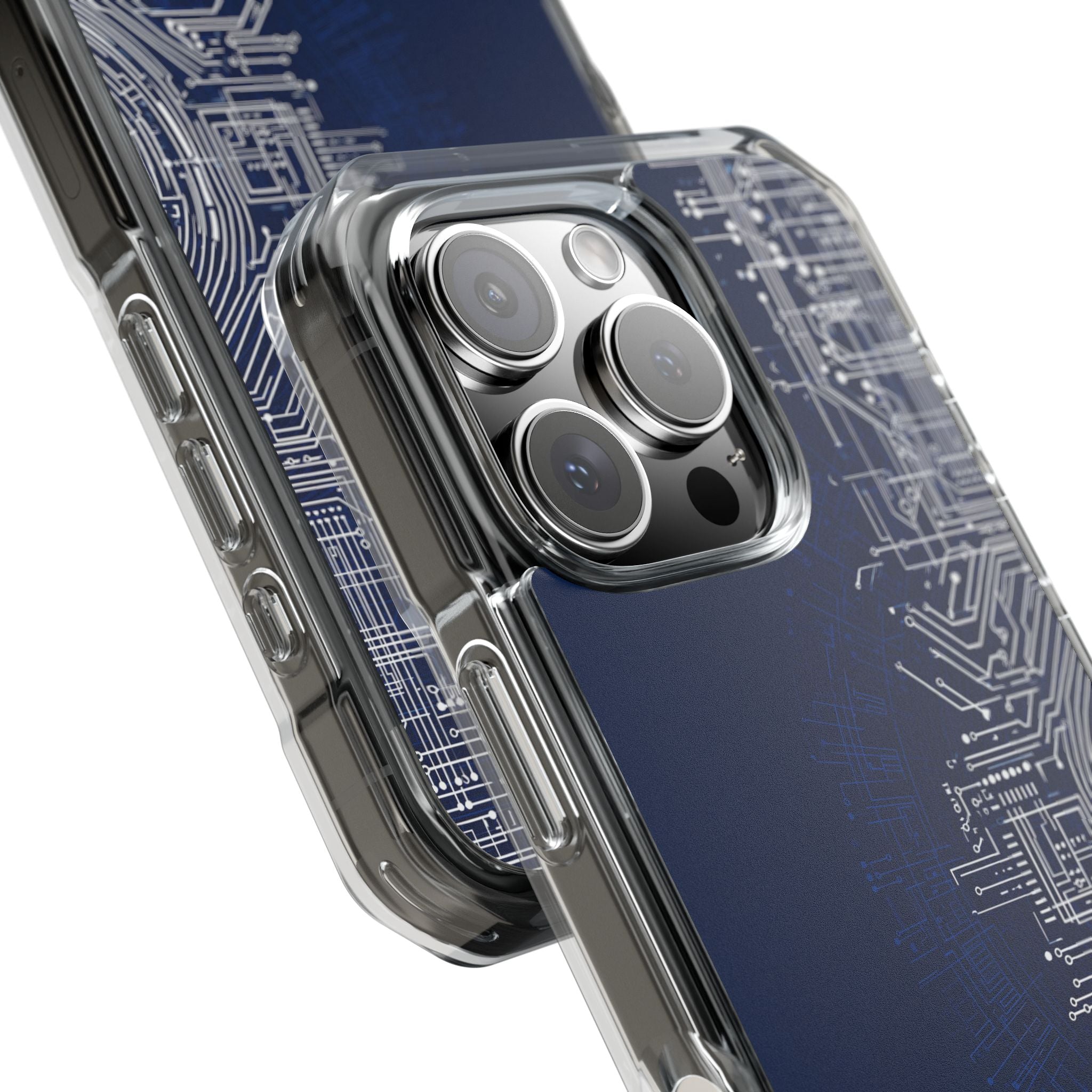 Blue Impact MagSafe Phone Case for iPhone - Cobalt Circuit Logic