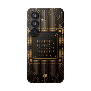 Gold Lite Phone Case for Samsung - Cyber Gold Processor