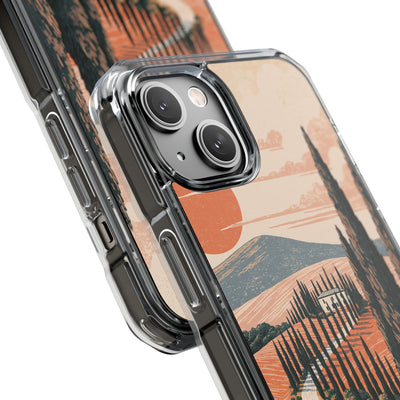 Orange Impact MagSafe Phone Case for iPhone - Terracotta Ridge Trail