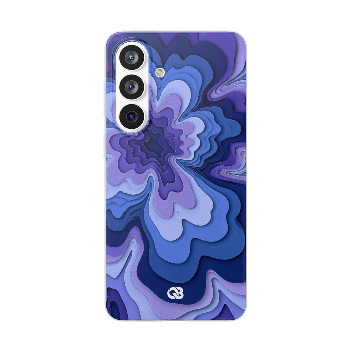 Periwinkle Strata Bloom · Lite Phone Case for Samsung · Purple