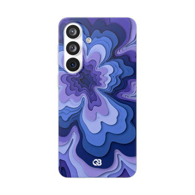 Periwinkle Strata Bloom · Lite Phone Case for Samsung · Purple