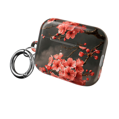 Dark Sakura Nocturne · Hard Case for AirPods & AirPods Pro · Black