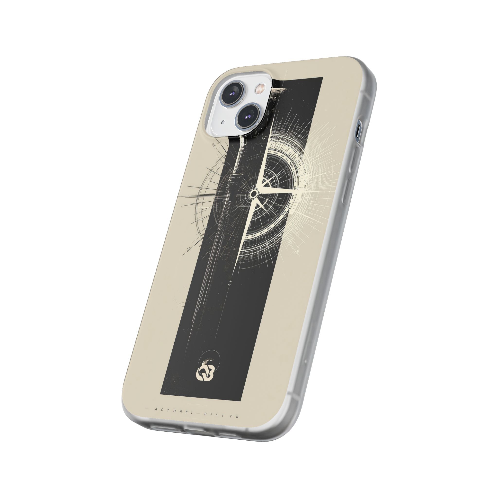 Beige Lite Phone Case for iPhone - Zenith Vector Spire