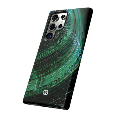 Orbital Data Stream · Tough Phone Case for Samsung · Green