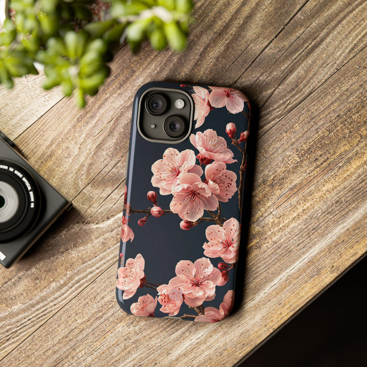 Midnight Sakura Bloom · Tough Phone Case for iPhone · Pink