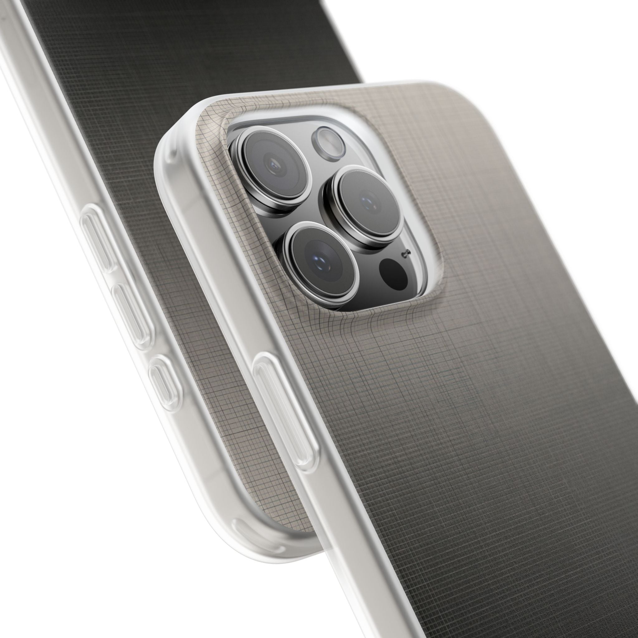 Grey Lite Phone Case for iPhone - Faded Sand Mesh