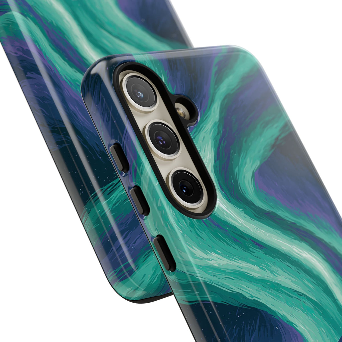 Arctic Aurora Bear · Tough Phone Case for Samsung · Teal