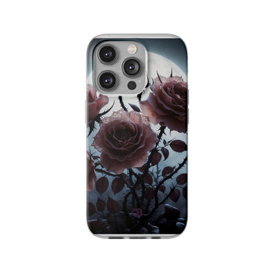 Lunar Lace Petals · Soft Coque de téléphone pour iPhone