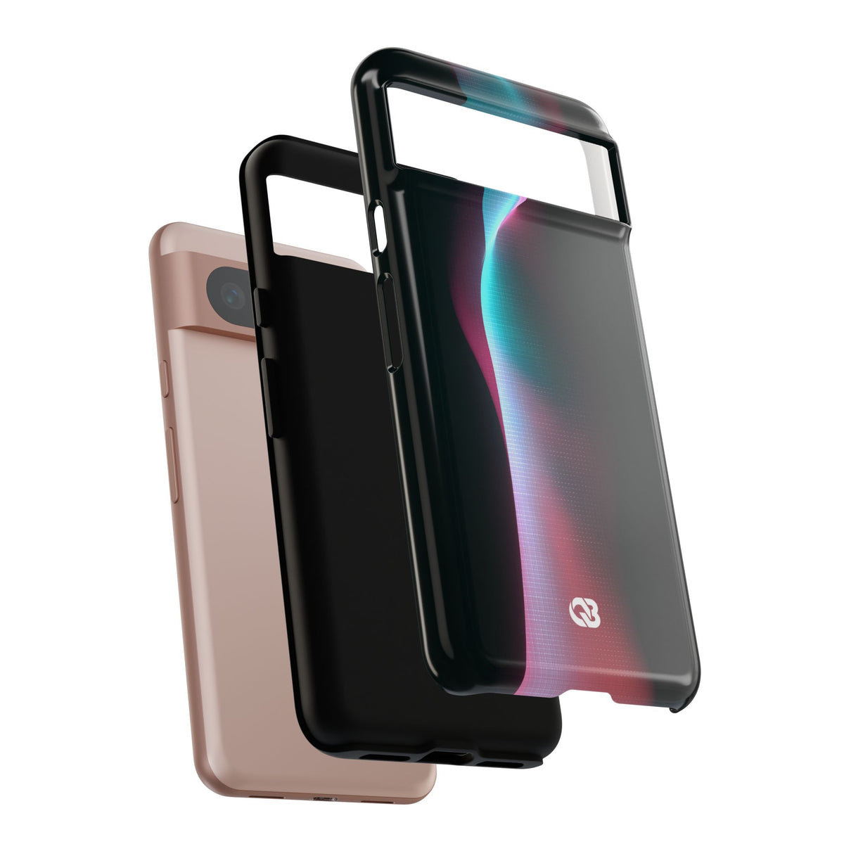 Neon Pixel Flow · Tough Phone Case for Pixel ·  Black