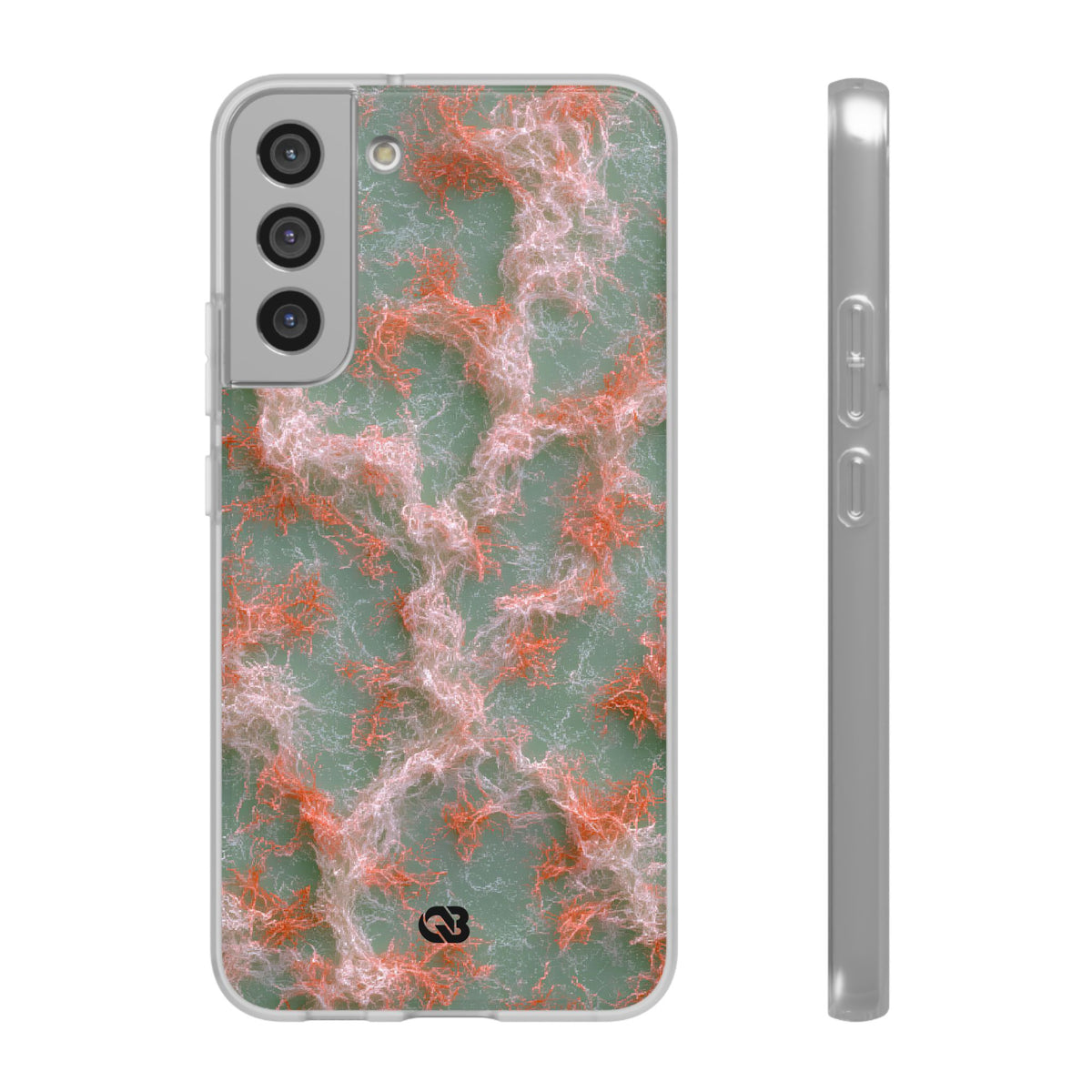 Coral Pixel Matrix · Lite Phone Case for Samsung · Green