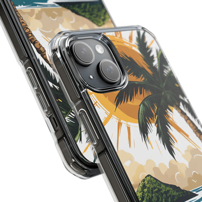 Sunny Palm Breeze iPhone 15 Plus Case - Impact