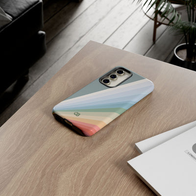 Green Tough Phone Case for Samsung - Sage Prism Beam