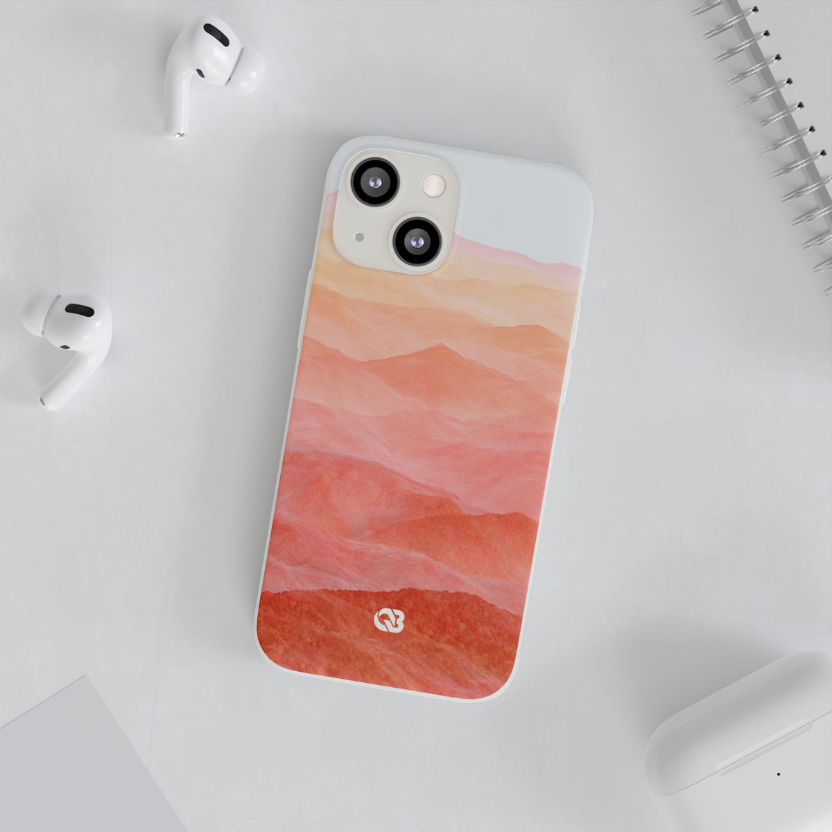 Alpenglow Ridge Vista · Lite Phone Case for iPhone ·  Orange
