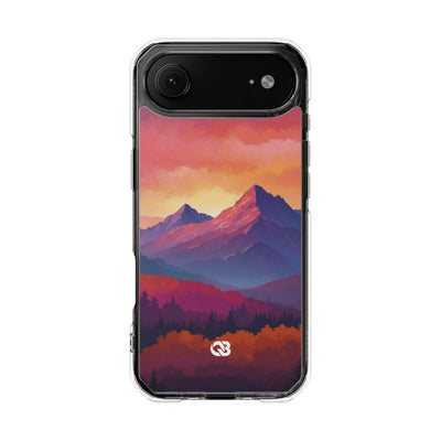 Crimson Mountain Dusk · Impact Handyhülle für iPhone · Magsafe