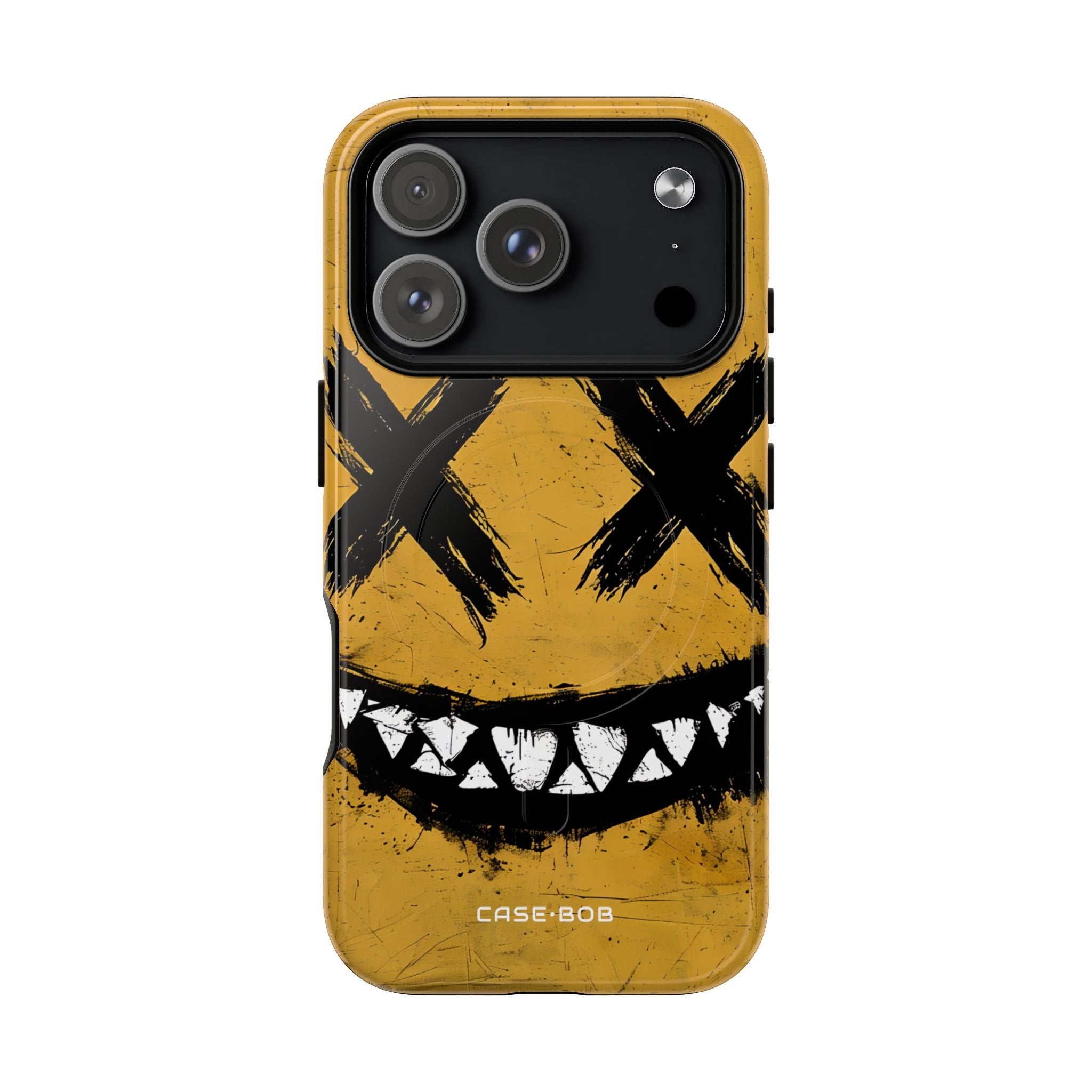 Jagged Smile Yellow iPhone 17 Pro Case - Tough+ - CASE•BOB