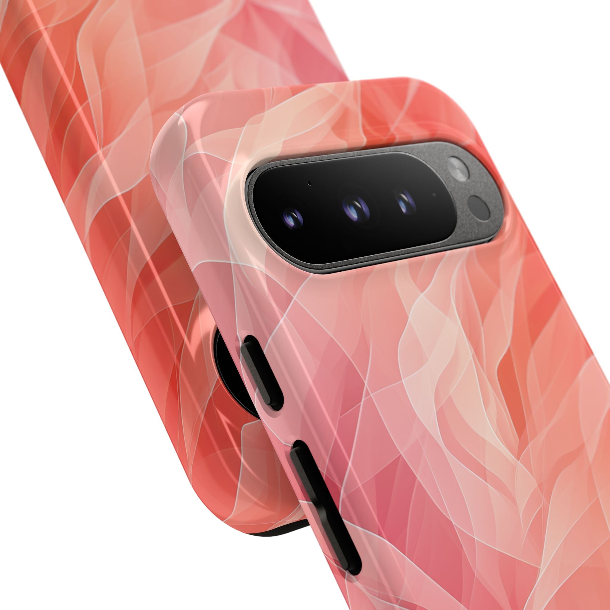 Peach Wave Drift Google Pixel 9 Pro Case - Tough